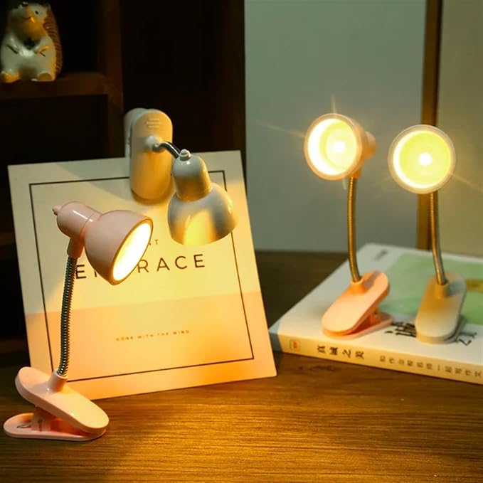 New Mini LED Clamp Reading Lamp Night Lights Home Portable Book