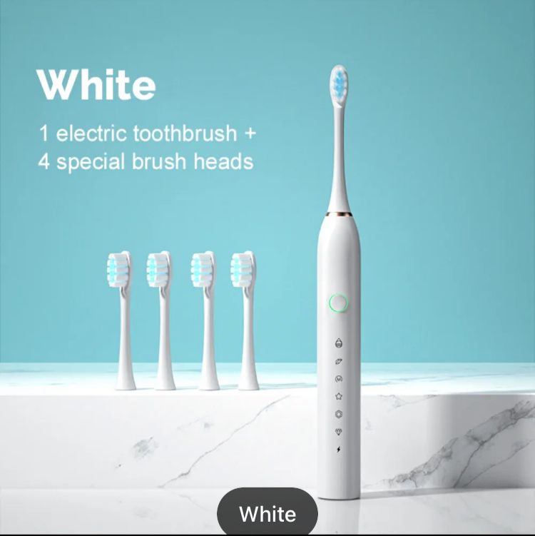 Electric Toothbrushes for Adults Kids Smart Timer Rechargeable Whitening Toothbrush