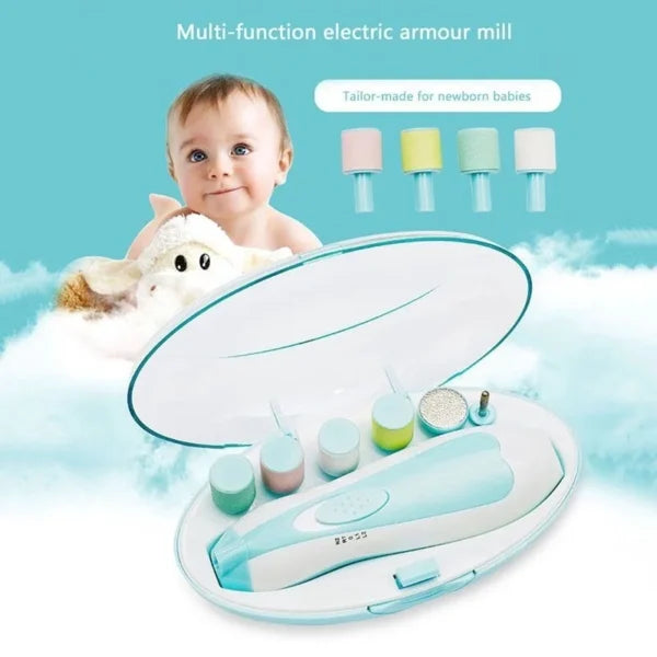 6 in 1 Baby Nail Trimmer Portable Electric Baby Manicure Pedicure Nail Clippers