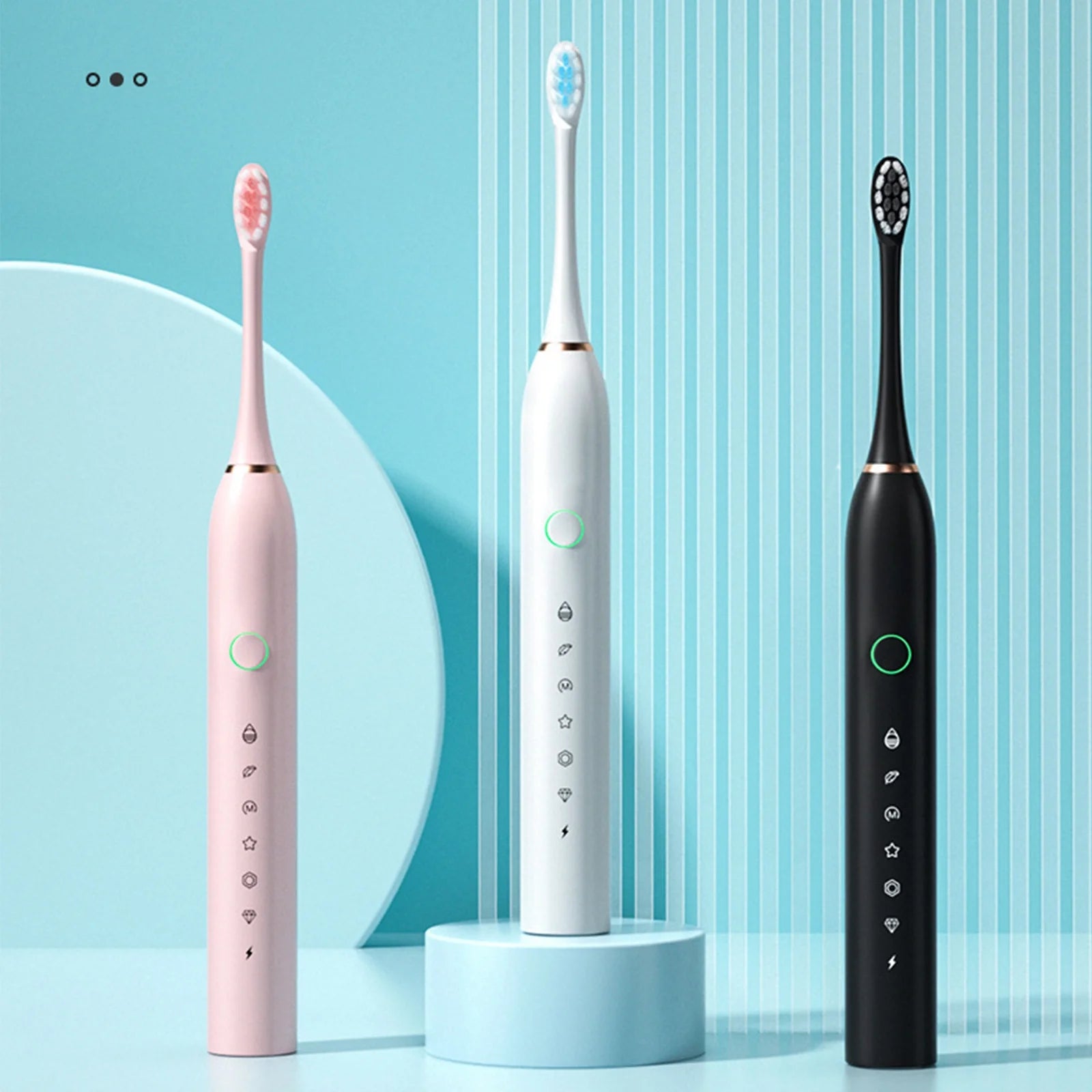 Electric Toothbrushes for Adults Kids Smart Timer Rechargeable Whitening Toothbrush